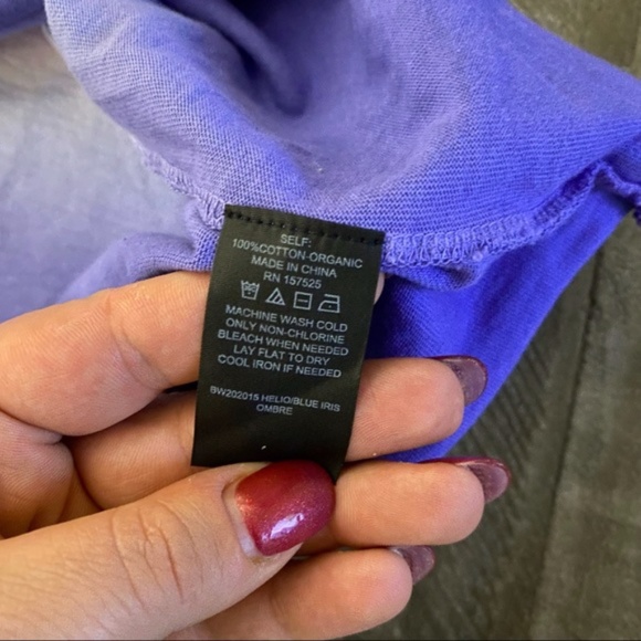 NWT WSLY Rivington Weekend Pink Blue Ombre Tank Top - Picture 7 of 9